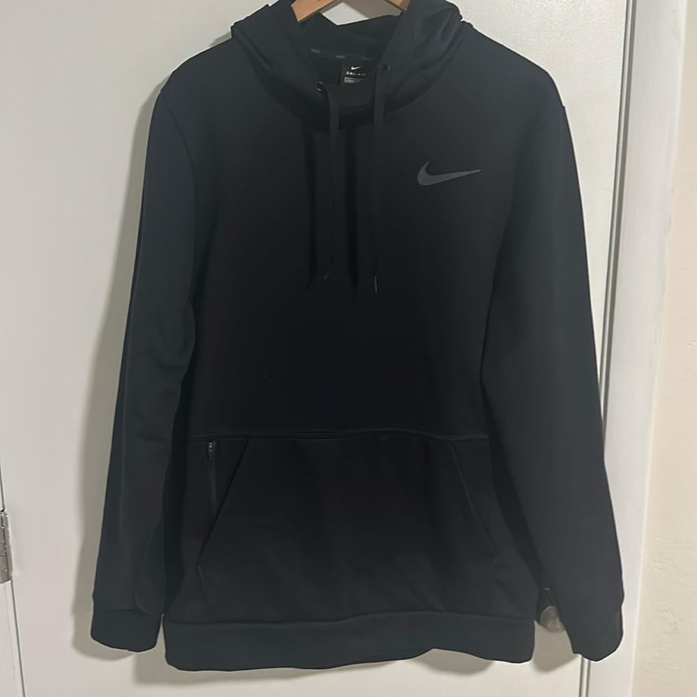 Nike Standard Fit Black Hoodie Men’s Large Used